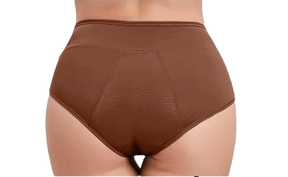 Culotte Menstruelle Flux Abondant - Nude Marron - Lucia